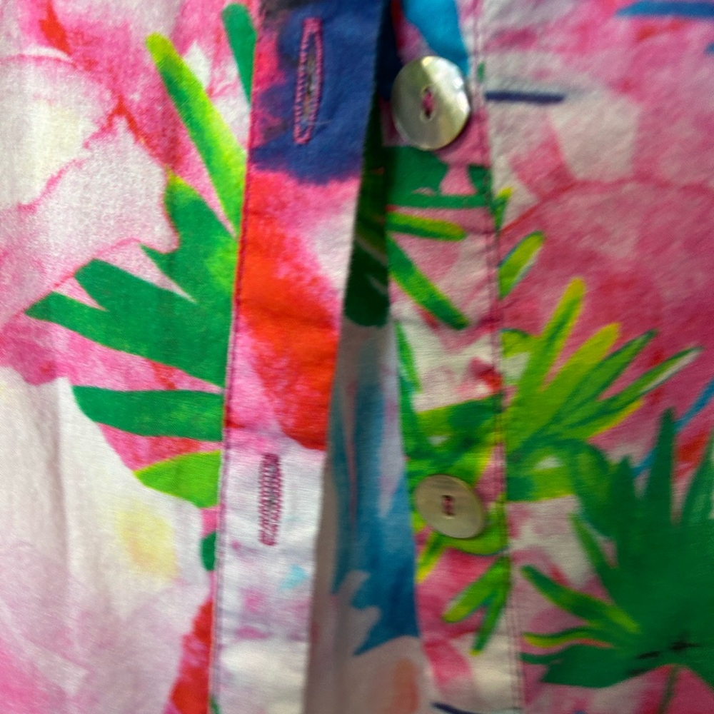 Soft Surroundings Multi Colored Blouse. - image 4